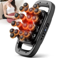 YAPINGJIAYOU 20-head massage gun with full attachment array for deep muscle relief.