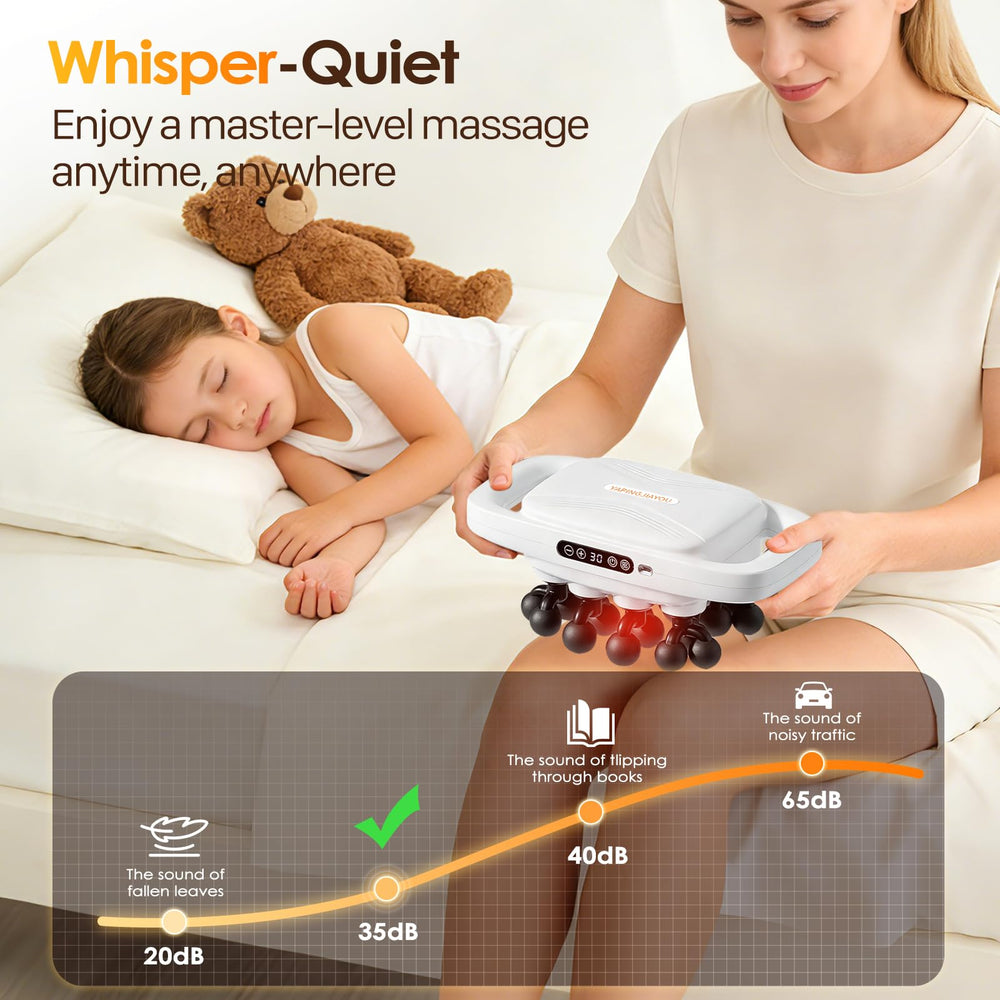 YAPINGJIAYOU 20-head massage gun packaging for easy gifting option