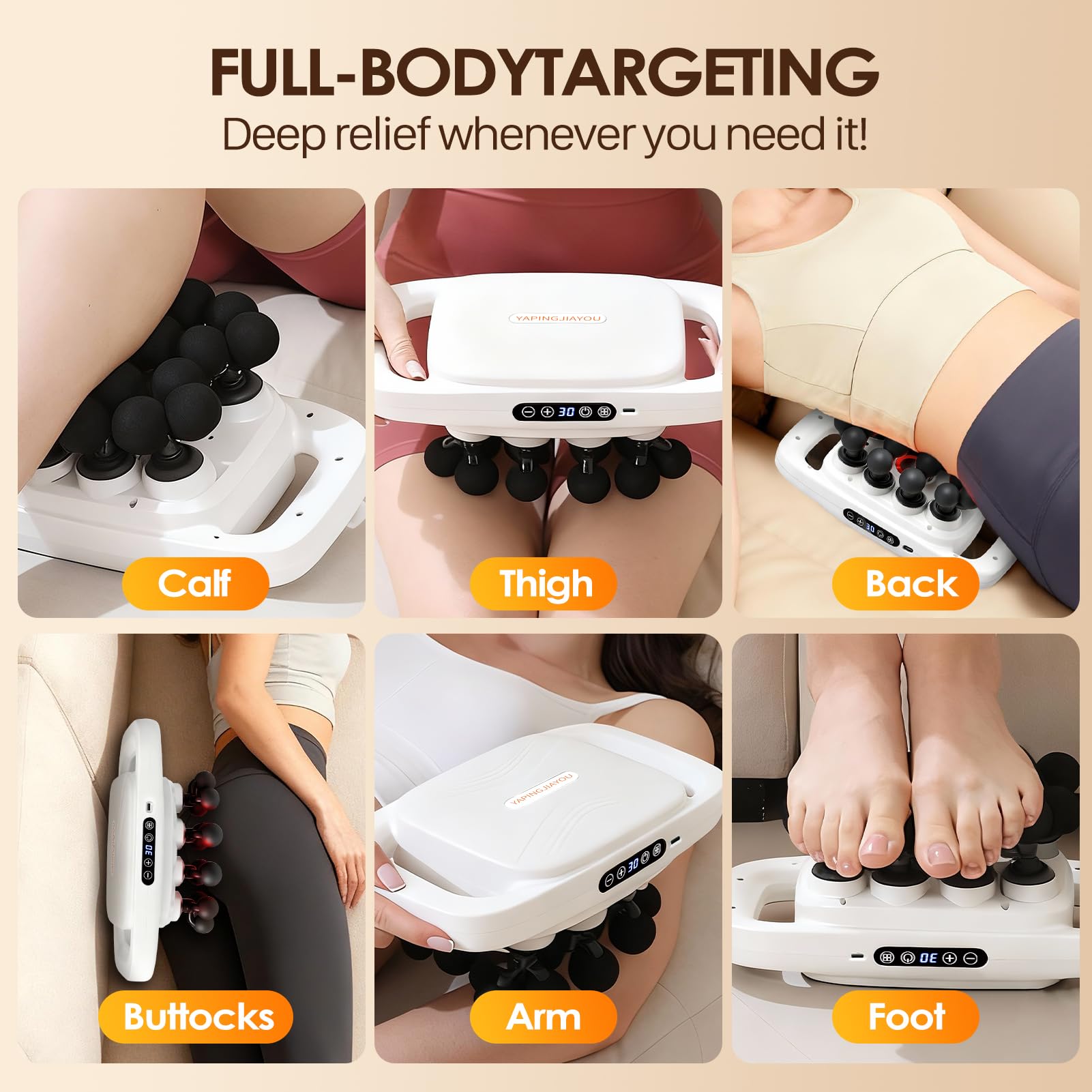 YAPINGJIAYOU 20-head massage gun quiet operation during workouts