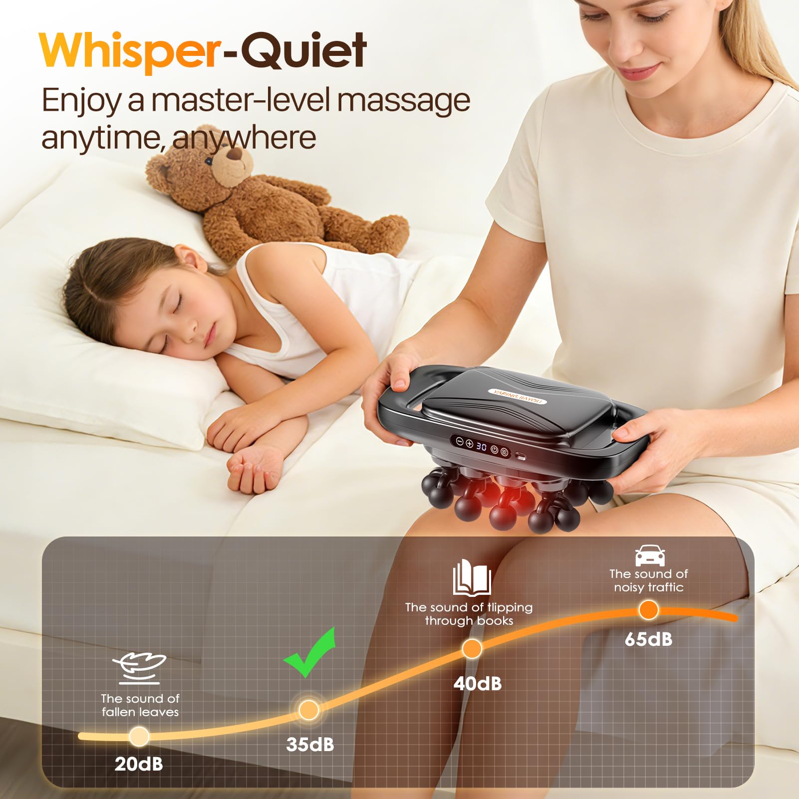YAPINGJIAYOU 3 modes and 30 intensities for personalized comfort.
