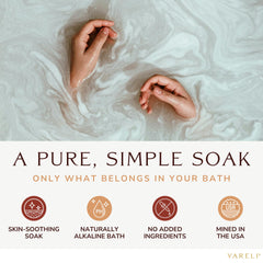 YARELI unscented baking soda with no additives for sensitive skin.