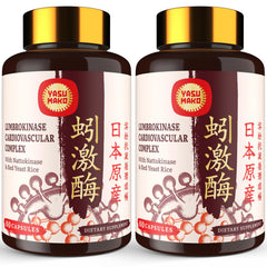 Yasumako lumbrokinase bottle for circulatory wellness