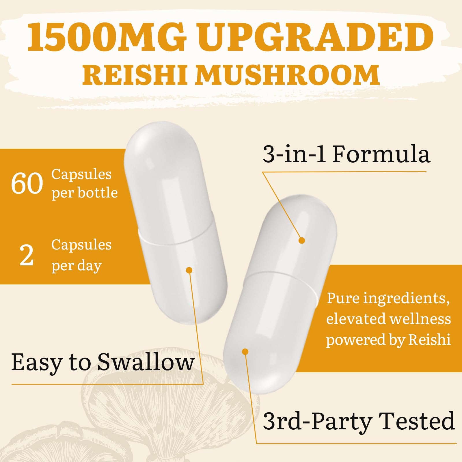 Yasumako pack of 2 capsules for easy daily use