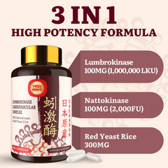 Yasumako red yeast rice capsules with heart-supporting formula