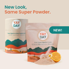 YayDay nighttime powder scoop ready for nightly use.