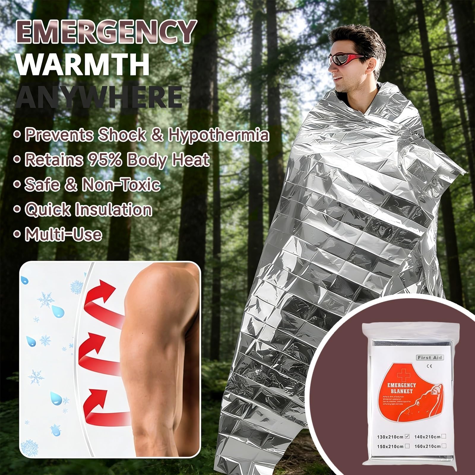 YChoolco IFAK splint roll demonstrating flexible immobilization options.