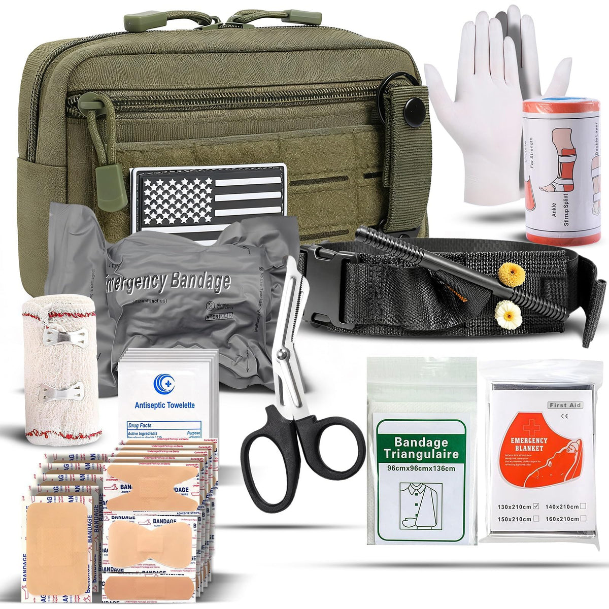 YChoolco IFAK tourniquet ready for rapid bleeding control in field emergencies