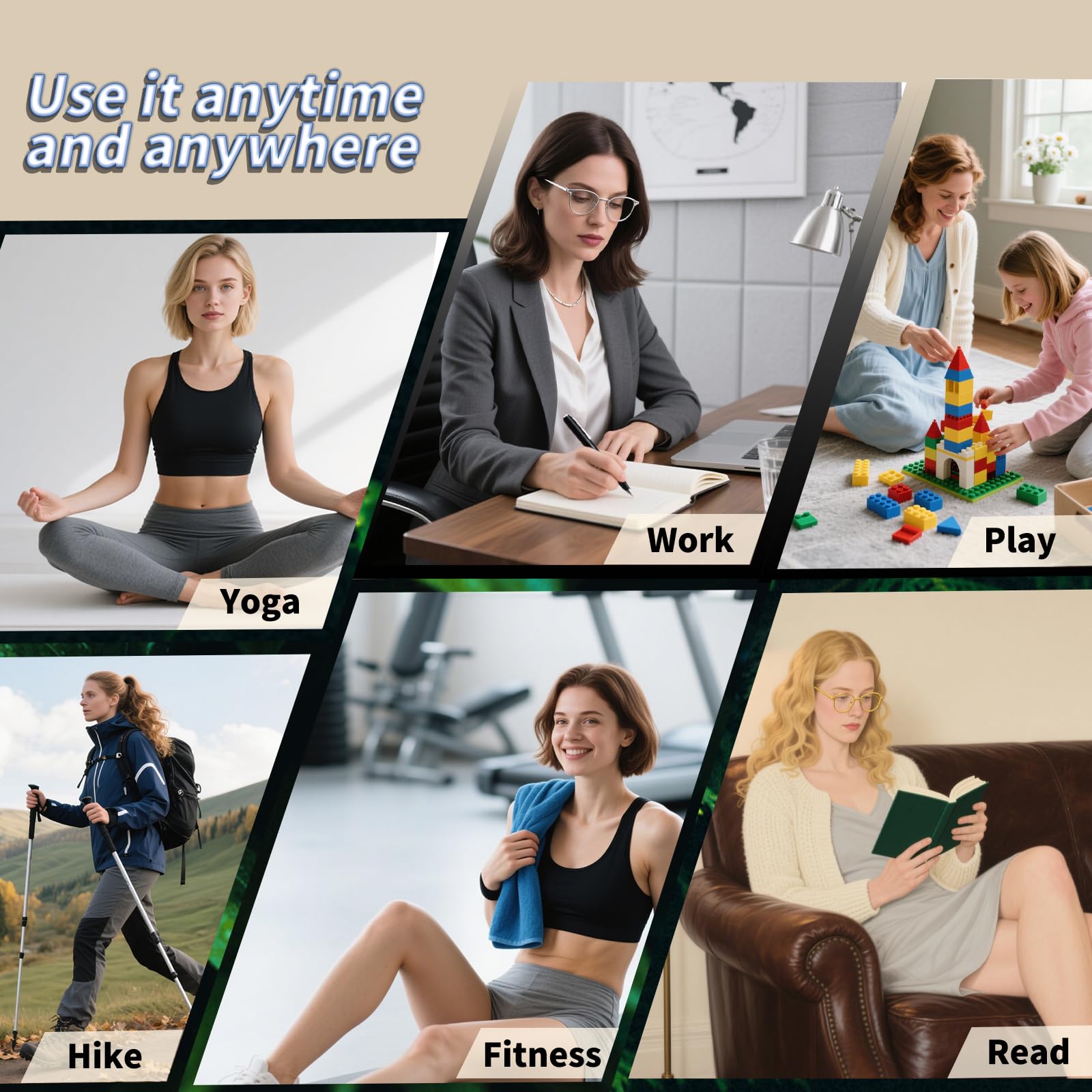 YDFAC Lymphatic Massager on arms for toning feel and relaxation.