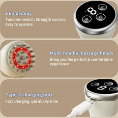 YDFAC Lymphatic Massager heat setting delivers calming warmth during use.