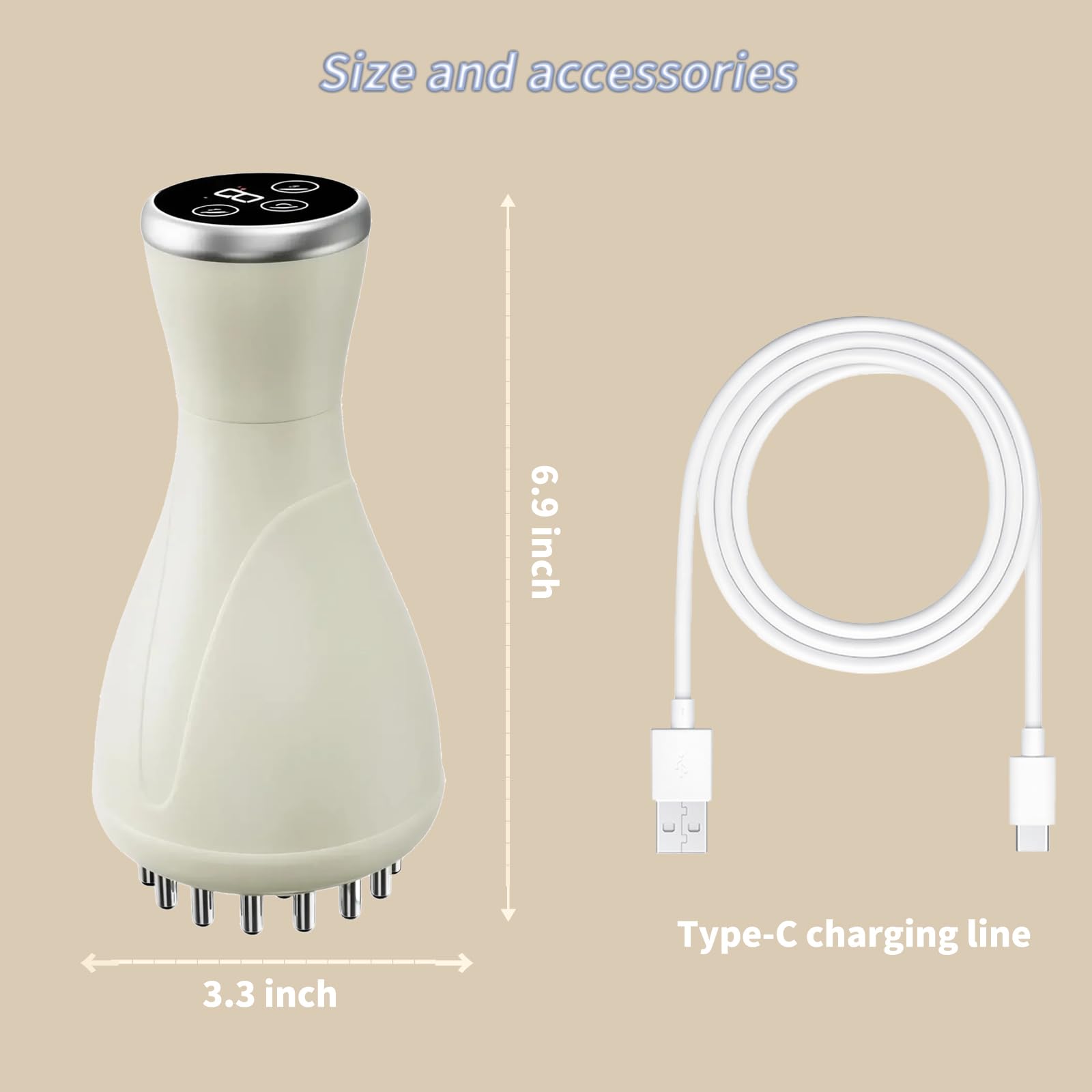 YDFAC Lymphatic Massager is travel-ready for on-the-go self-care.