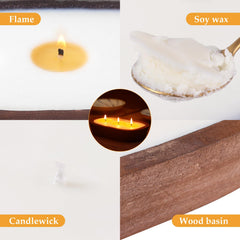 Gift-ready YeeQue candle packaging highlighting a premium present for women.