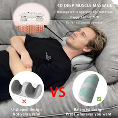 Yehenarn foot massager features 360-degree rotation kneading for a home spa-quality massage.