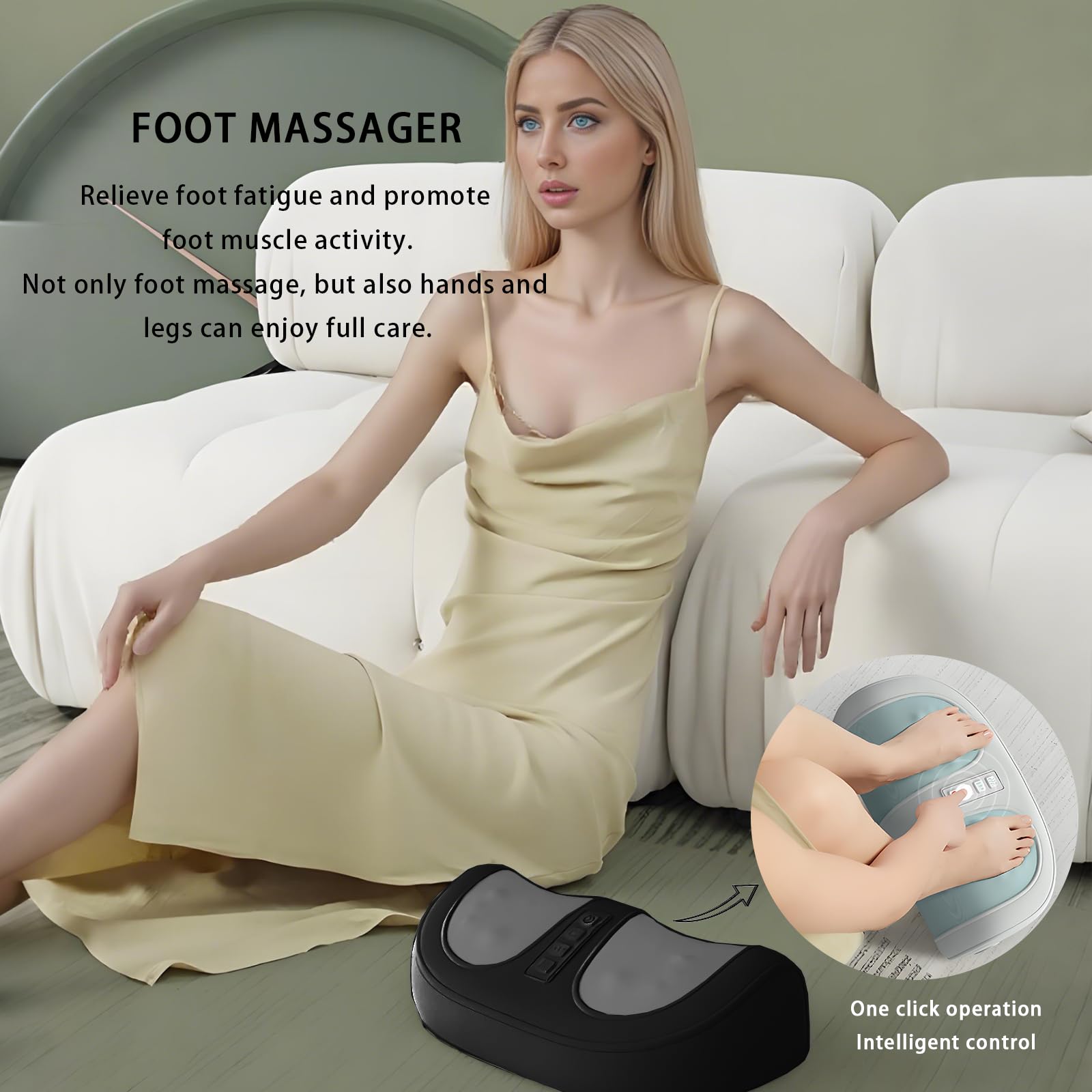 Yehenarn foot massager includes a 15-minute auto-timer for safe operation.