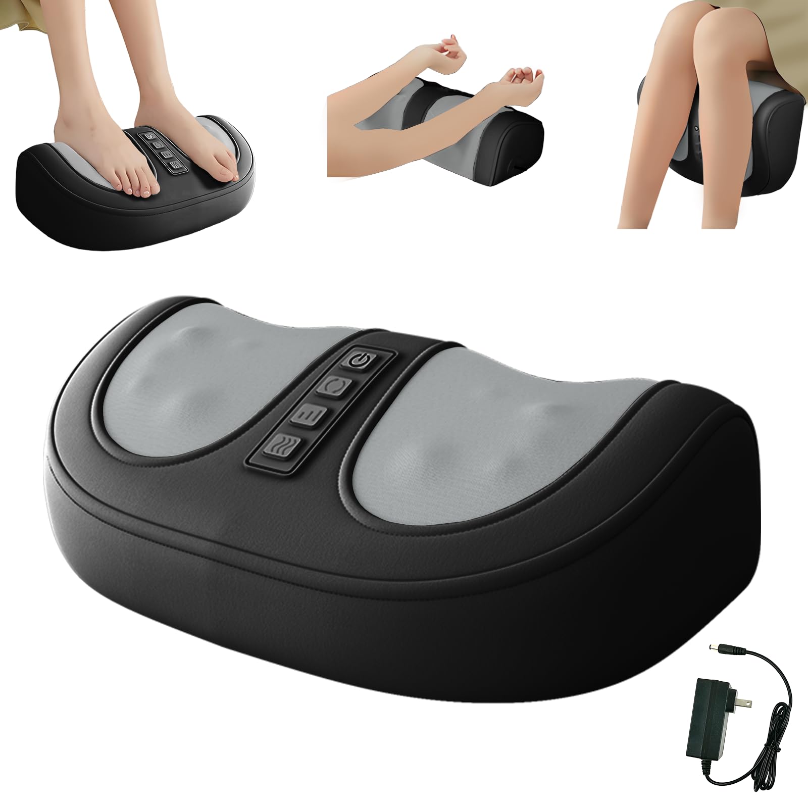 Yehenarn foot massager with heat for kneading relief at home