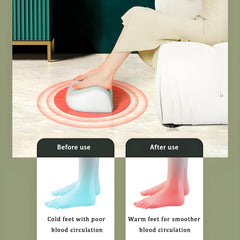 Yehenarn foot massager is compact and portable for home, office, or travel.