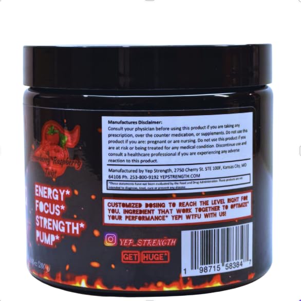 Yep Strength Wake The Faith Up powder dissolving in water for a smooth energy boost.
