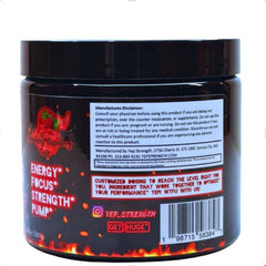 Yep Strength Wake The Faith Up powder dissolving in water for a smooth energy boost.