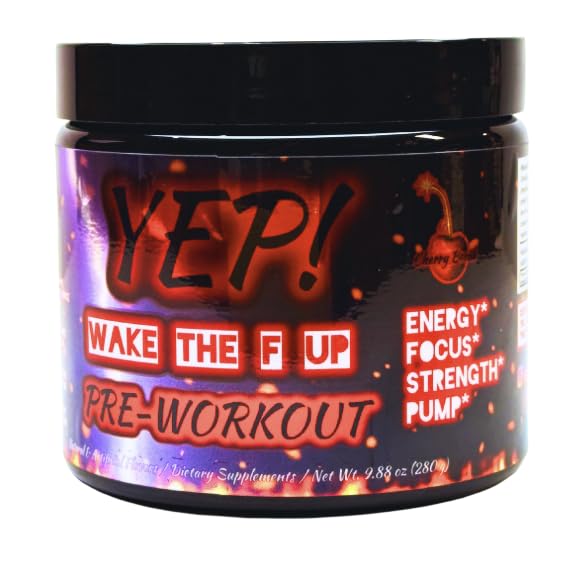Yep Strength Wake The Faith Up scoop shows adjustable dosing for intensity control