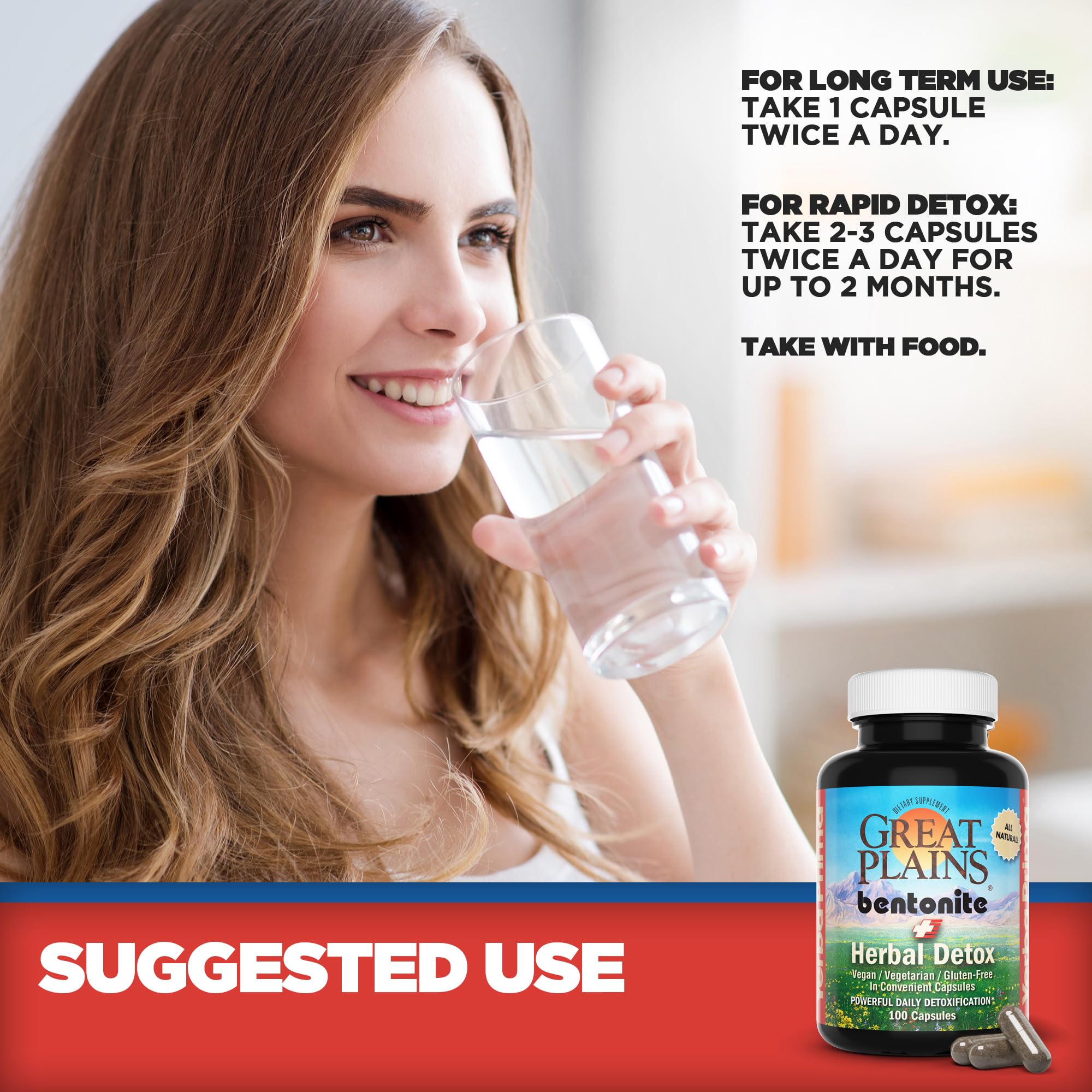 Yerba Prima bentonite capsules front label