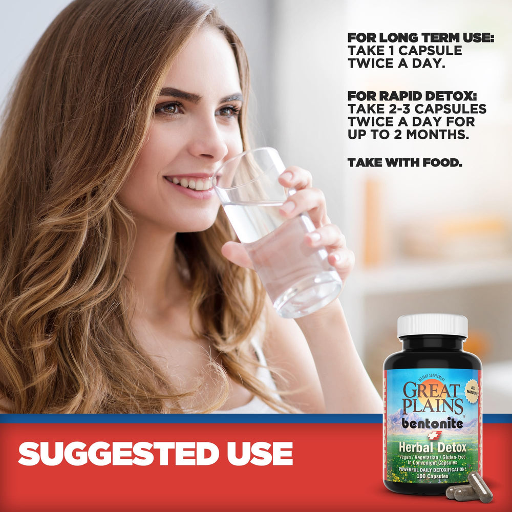 Yerba Prima bentonite capsules front label