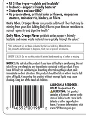 Yerba Prima Daily Fiber orange on kitchen counter suggests a simple daily routine.