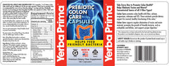 Yerba Prima fiber calcium magnesium selenium capsules on a clean surface