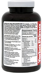 Yerba Prima gluten-free, non-GMO USA-made bottle with label