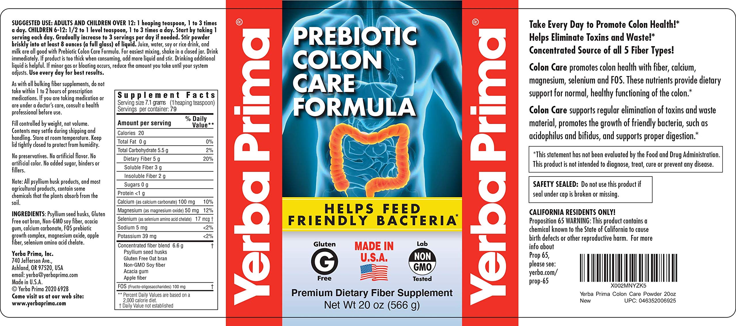 Yerba Prima magnesium aids smooth transit in daily routine.
