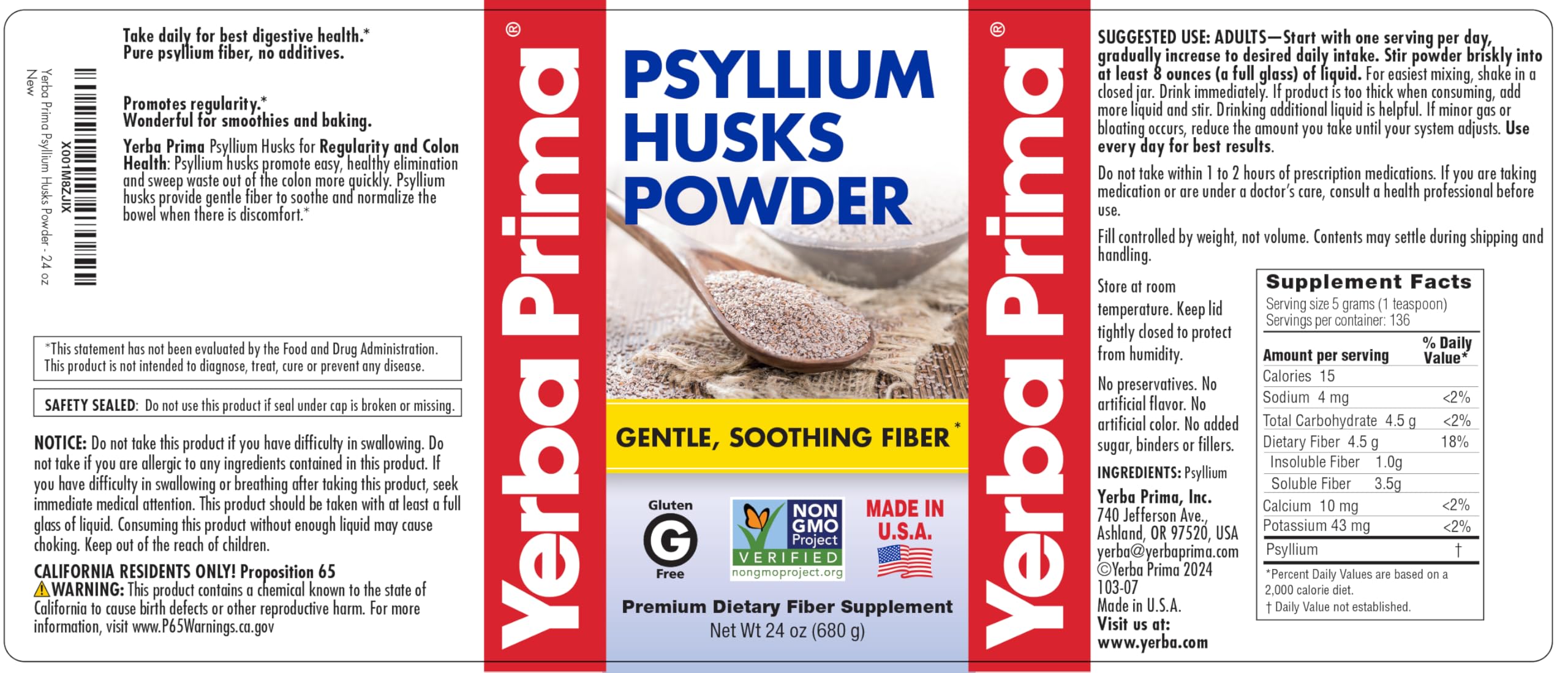 Yerba Prima pack of two containers for bulk convenience