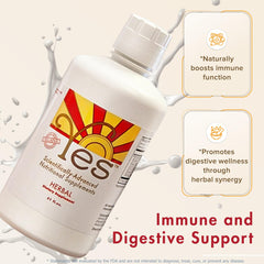 Yes Herbal Immunity daily-use scene suggests easy wellness routine.