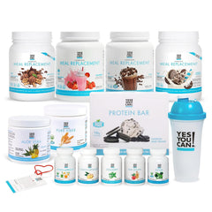 Yes You Can! full kit on a table showing convenient wellness for on-the-go living
