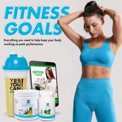 Yes You Can! Detox ingredients close-up include artichoke and broccoli extracts for plant-based support.