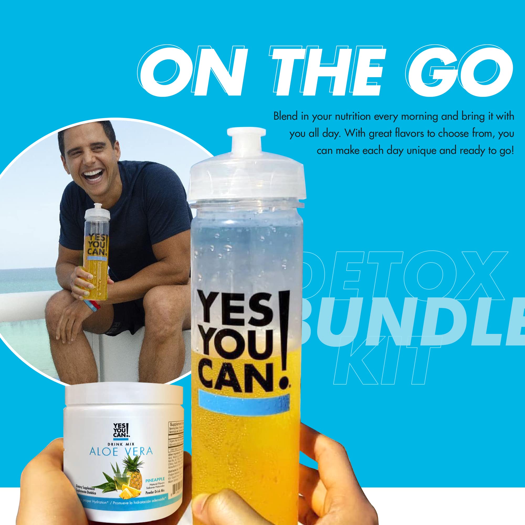 Yes You Can! Detox kit mango flavor displayed for variety