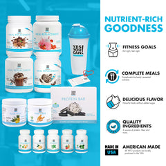 Yes You Can Fiber Shake Mixer shown with a smooth, fiber-rich shake