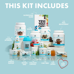 Yes You Can! meal replacements flavors close-up for quick, satisfying nutrition