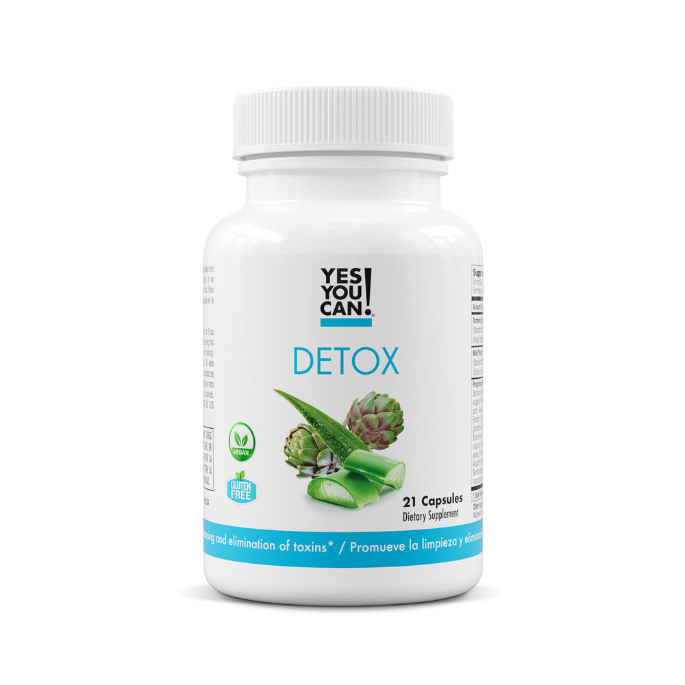 Yes You Can! bottle front showing detox pills for daily wellness