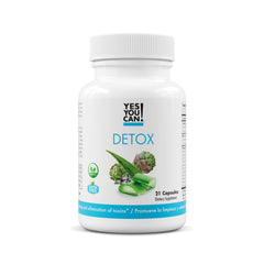 Yes You Can! bottle front showing detox pills for daily wellness