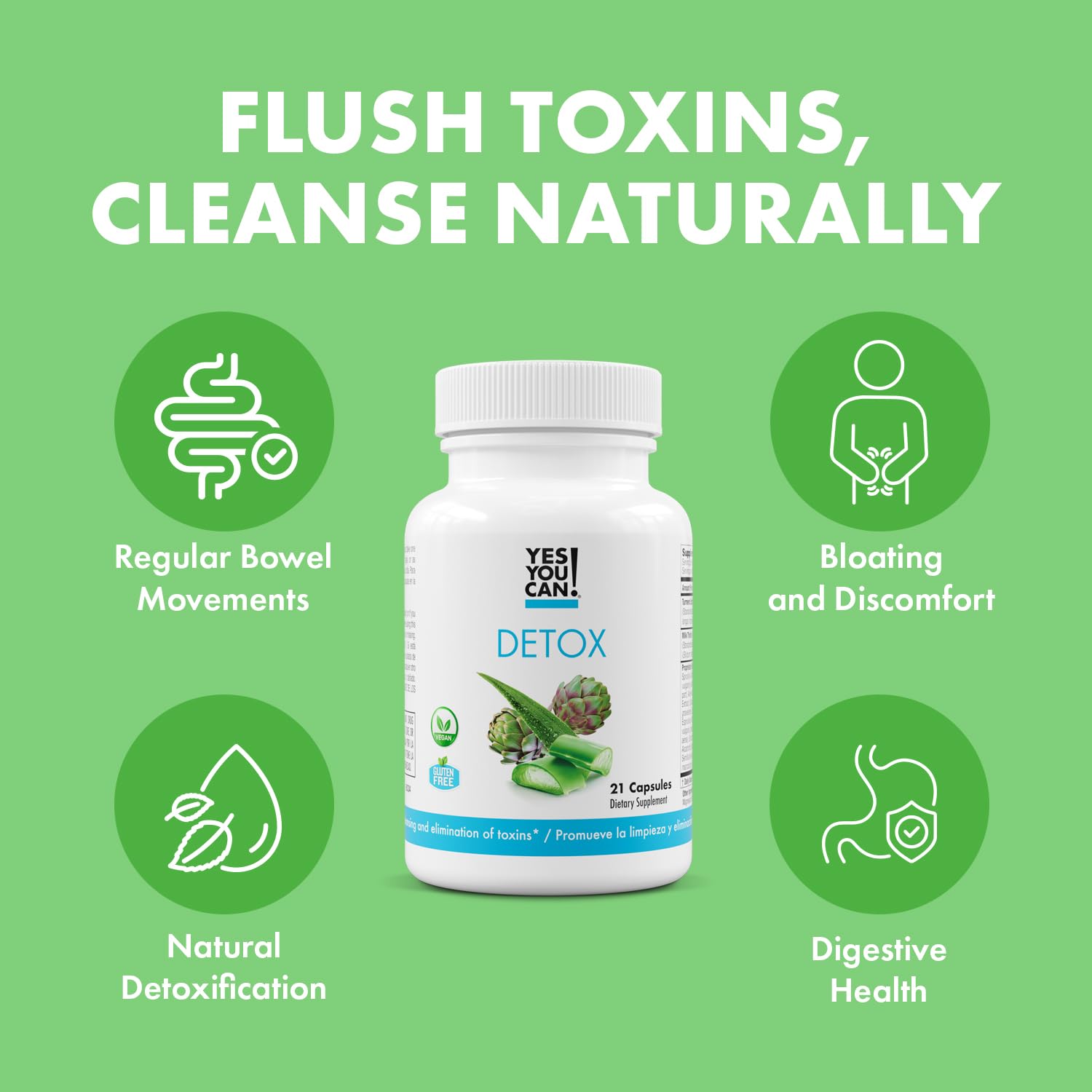 Yes You Can! capsules closeup emphasizes compact daily-use size