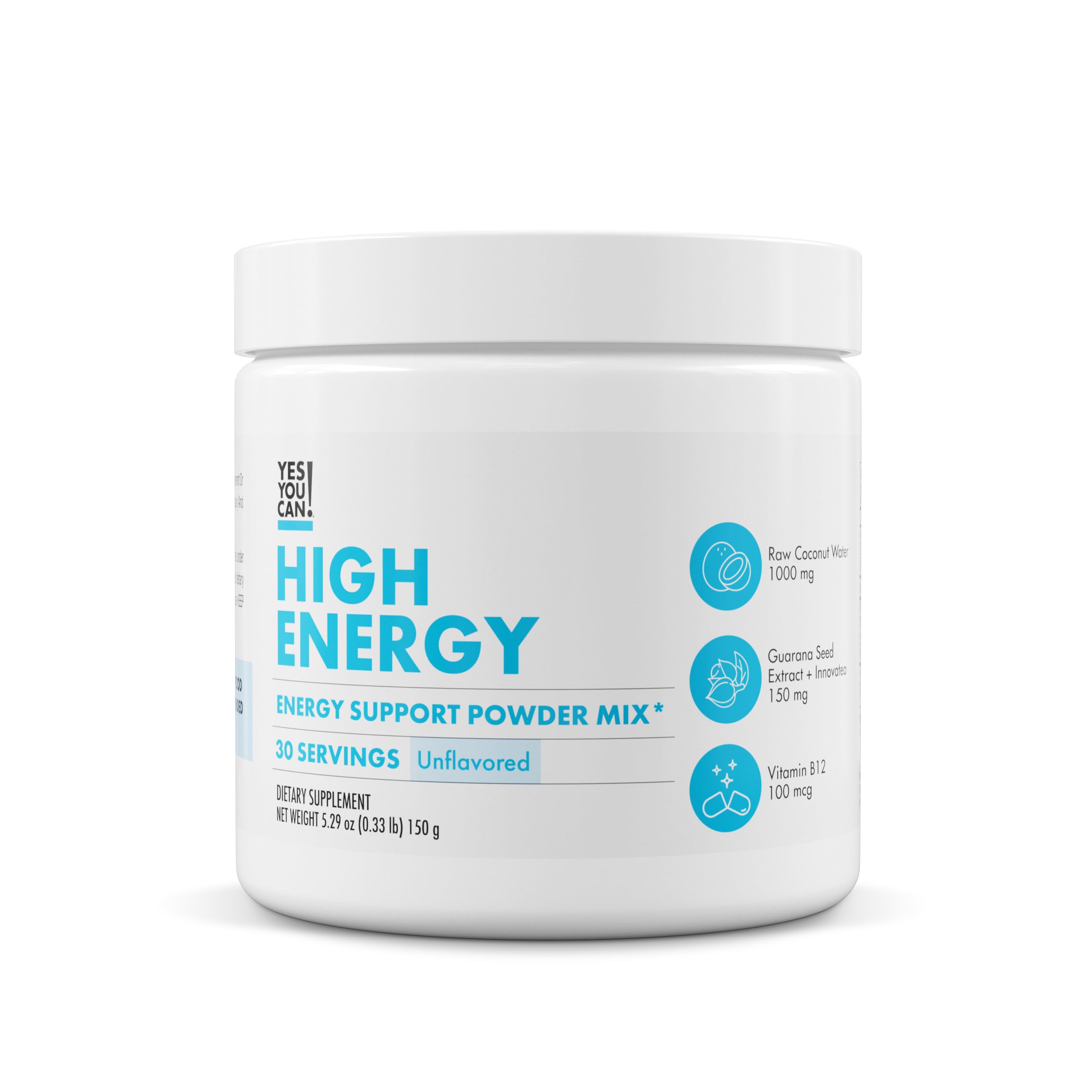 Yes You Can! Shake Booster morning mug shows convenient energy on the go.