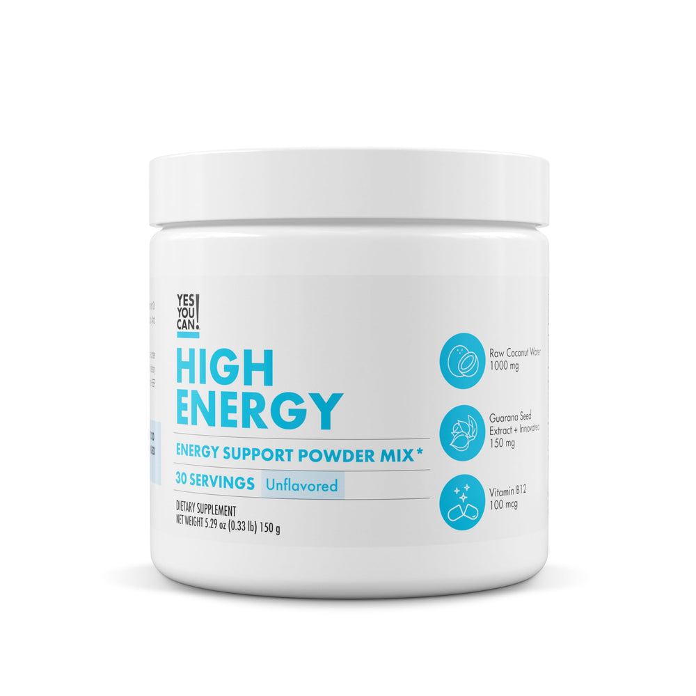 Yes You Can Shake Booster tub front for quick energy support