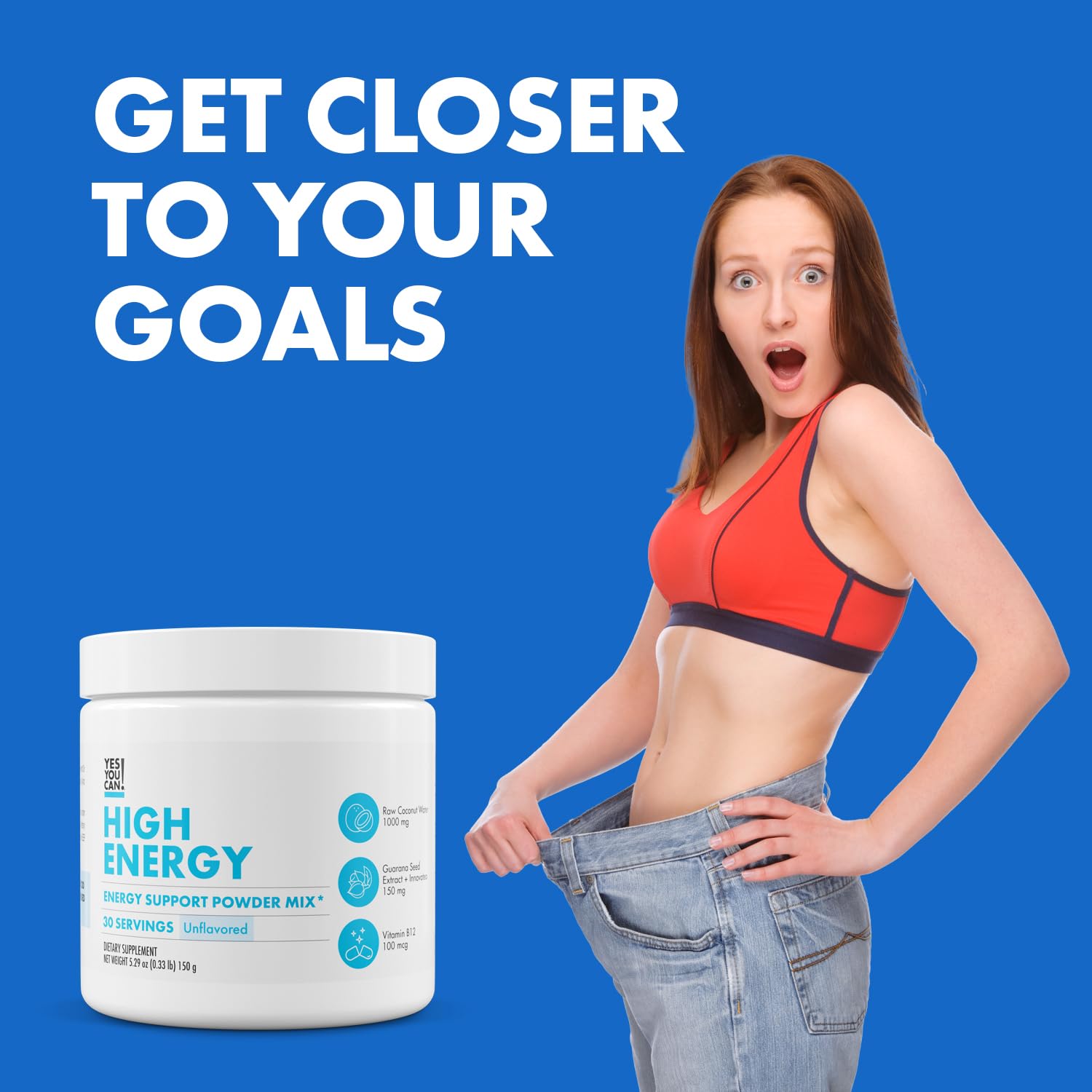 Yes You Can Shake Booster vitamin B12 feature supports metabolic energy