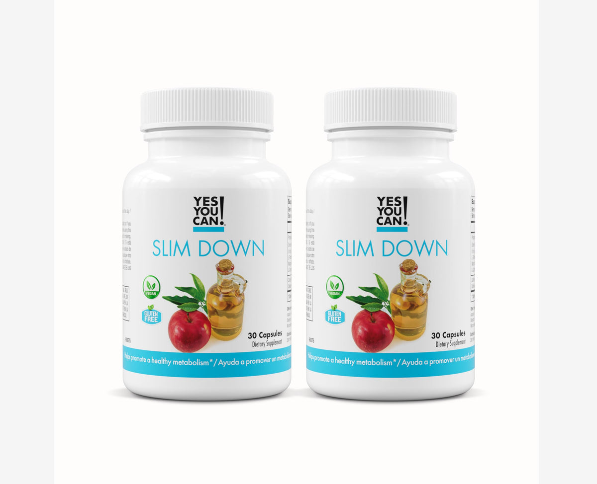Yes You Can Slim Down bottle front view, two-month supply for daily use