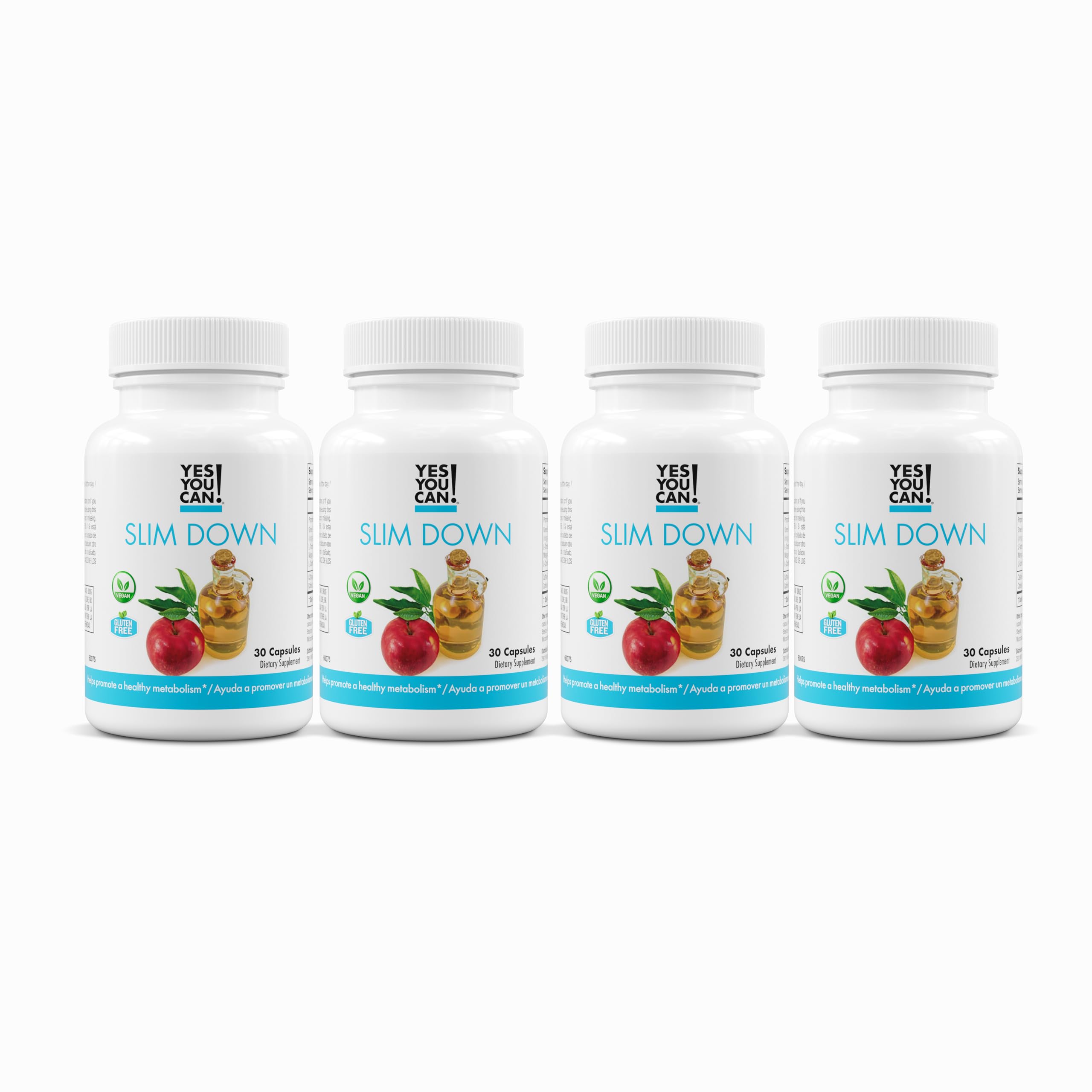 Yes You Can Slim Down bottle with capsules for daily appetite support.