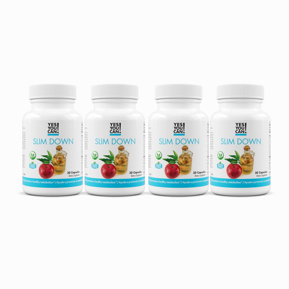 Yes You Can Slim Down bottle with capsules for daily appetite support.