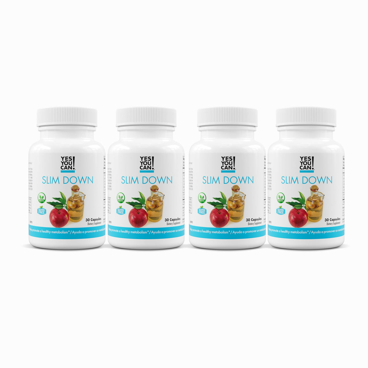 Yes You Can Slim Down bottle with capsules for daily appetite support.