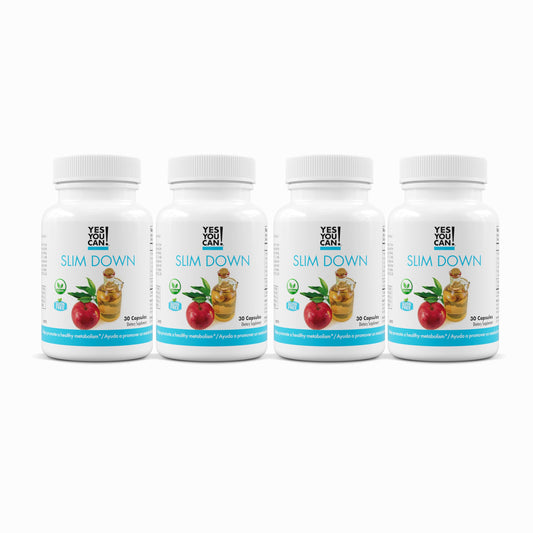 Yes You Can Slim Down bottle with capsules for daily appetite support.