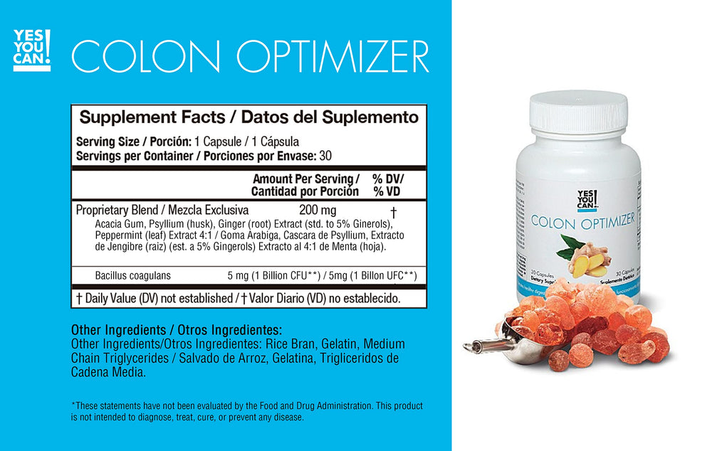 Yes You Can! Transform supplements bottles present four capsules for daily wellness support.