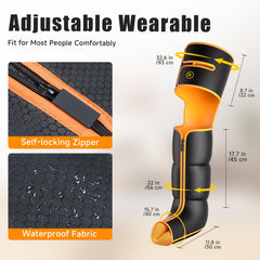 Yeskuyan leg massager modes and intensities for customizable fit
