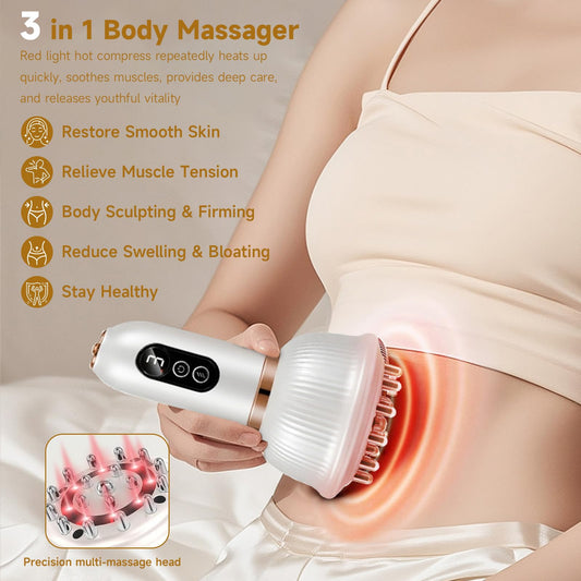 Yetypy 3-In-1 body shaper side view for travel-friendly wireless use.