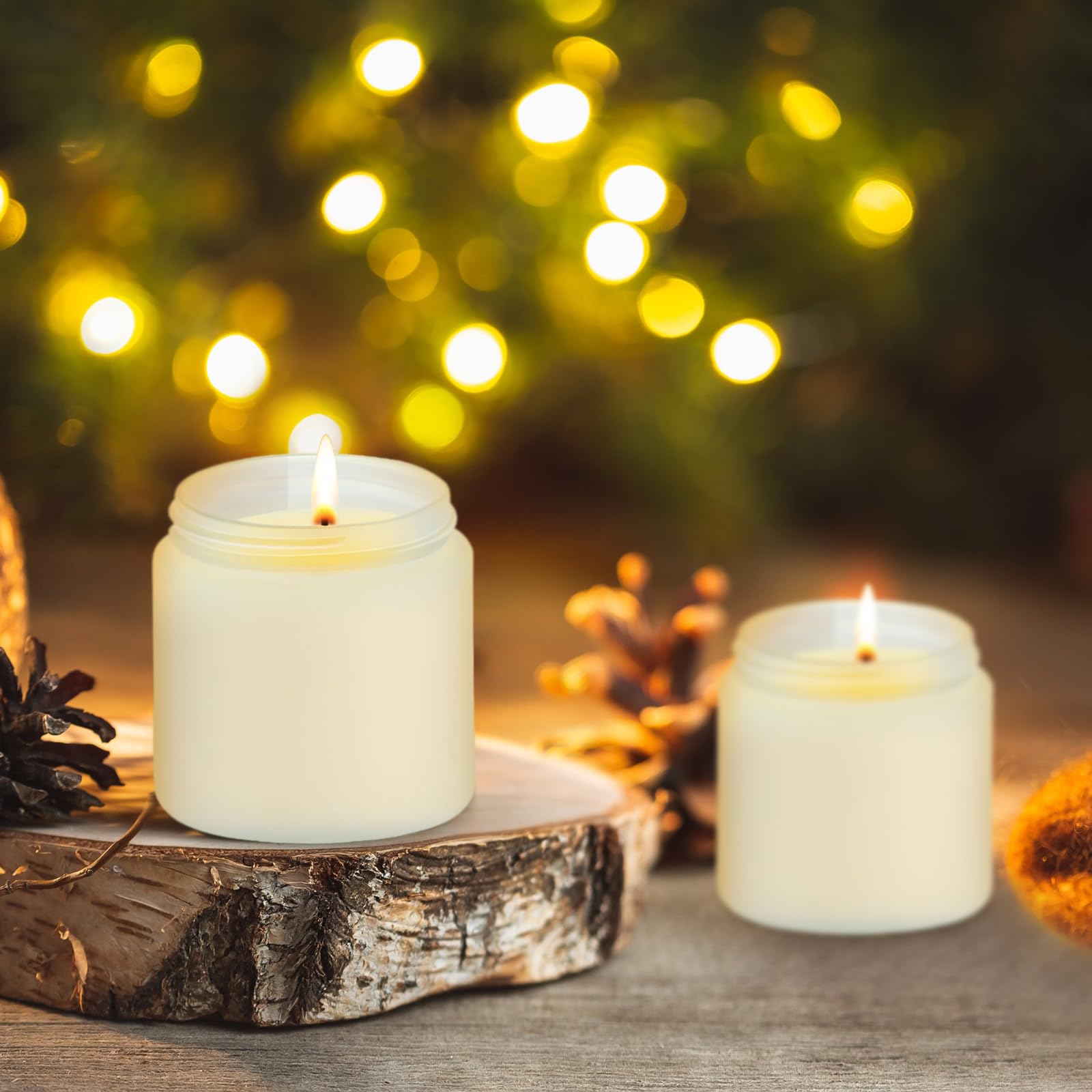 Yexiya English pear and freesia candle blends fruity warmth